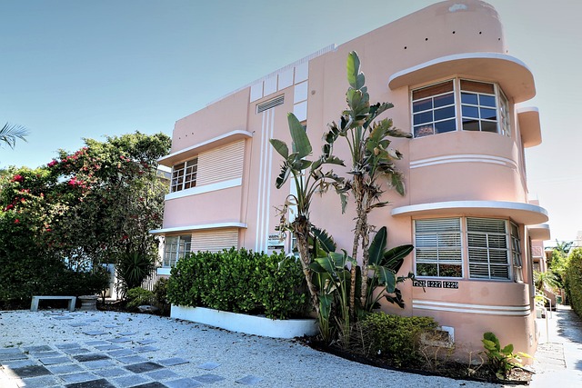 Art deco -arkkitehtuuria Floridassa